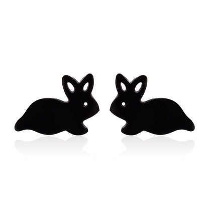 Cute Rabbit Stainless Steel Studs