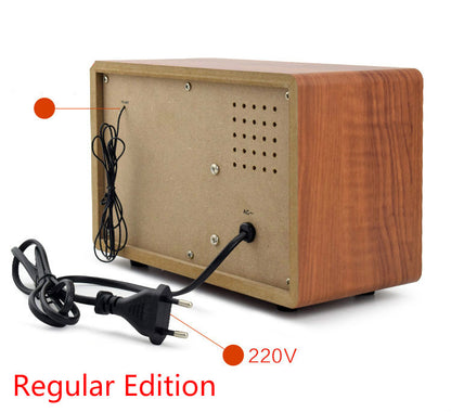 Wooden Old-Fashioned Semiconductor Home Bluetooth Radio