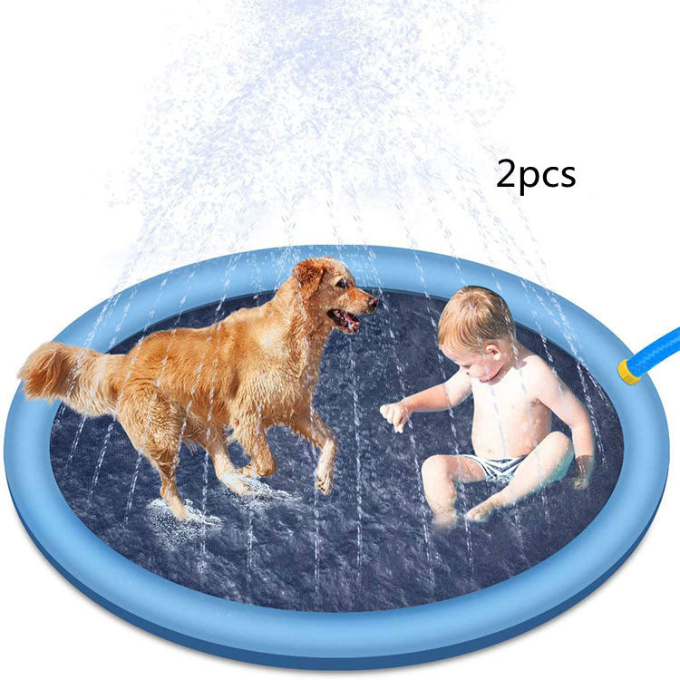 Slip Splash Pad For Kids And Pet Dog Pool Summer