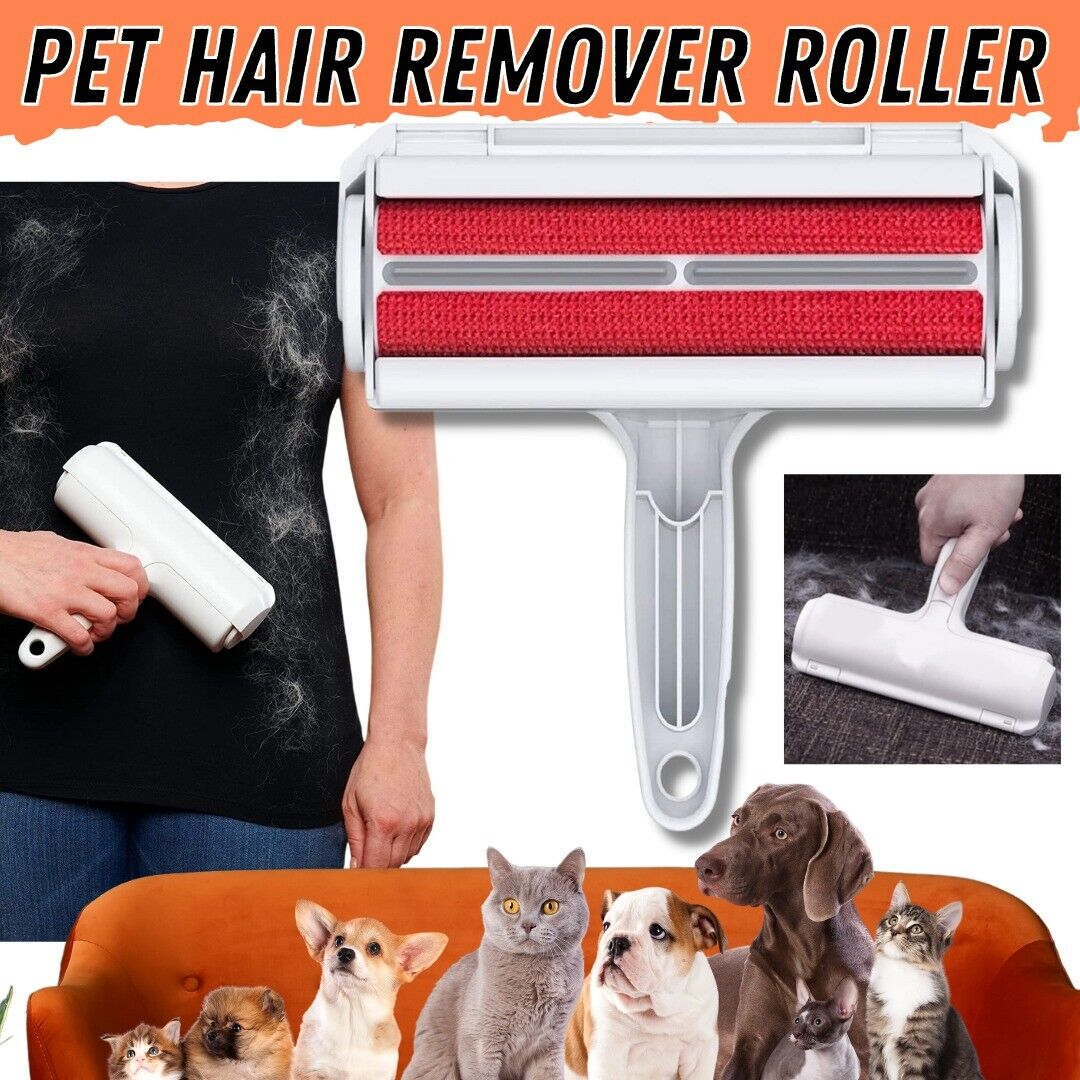 Removedor de pelusas de pelo reutilizable para mascotas, rodillo de pelo para perros y gatos, cepillo de limpieza, ropa para sofá