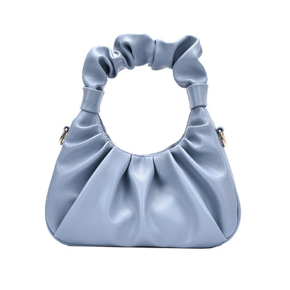 Pleated bag small hand underarm bag