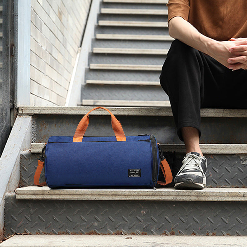 Bolsa de gimnasio deportiva con separación seca y húmeda de viaje portátil