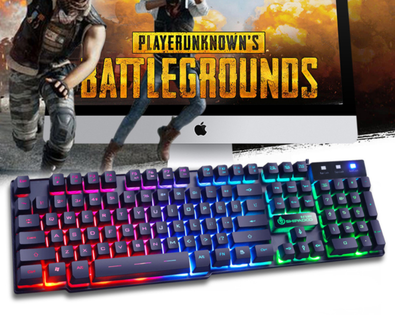 Teclado y mouse para juegos externos para computadora portátil