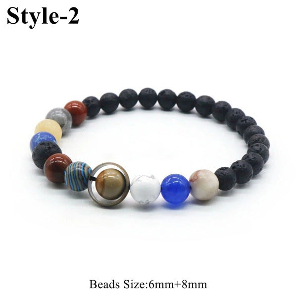 Universe Galaxy Galaxy Eight Planets Bracelet