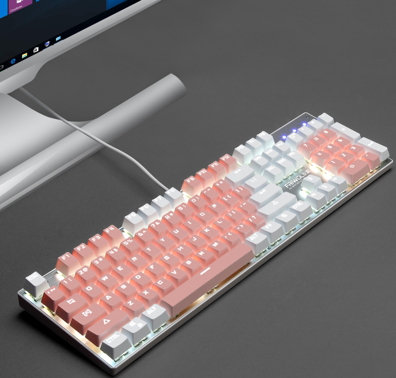 Teclado mecánico resistente al agua para juegos