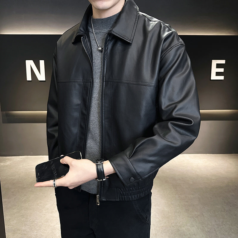 Slim-fit Trendy High-grade Pu Shuai Motorcycle