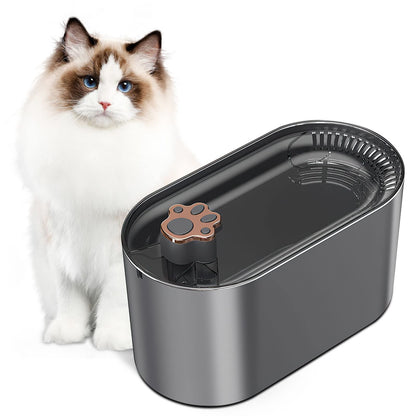 3L chat fontaine à eau filtre automatique buveur pour chiens chats distributeur d'eau pour animaux de compagnie distributeur d'eau ultra-silencieux avec lumière LED produits pour animaux de compagnie