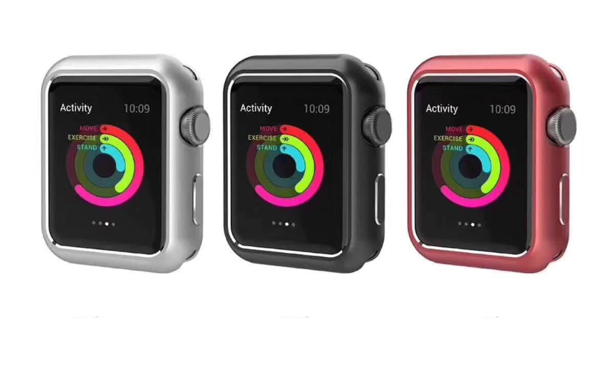 Compatible con Apple, caja iwatch de metal magnético