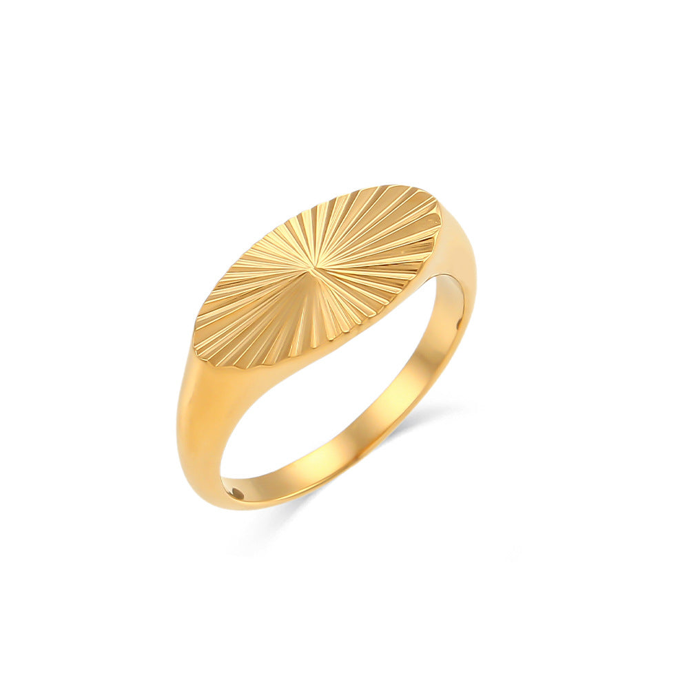 Joyería de anillo de moda Sunshine para mujer