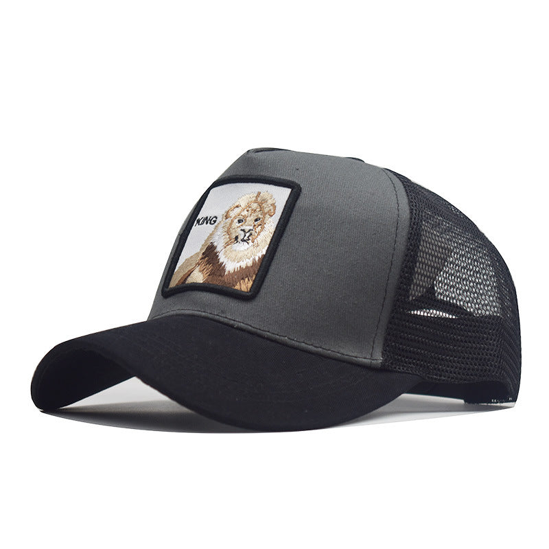 Animal Embroidery Net Cap Baseball