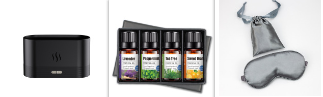 Diffuseur d'arômes avec humidificateur à brouillard léger à flamme Diffuseur d'aromathérapie avec protection automatique sans eau pour spa, bureau de yoga à domicile