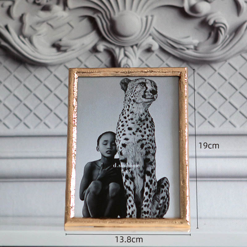 Modern Light Luxury Alloy Home Textile Home Decoration Art Photo Frame