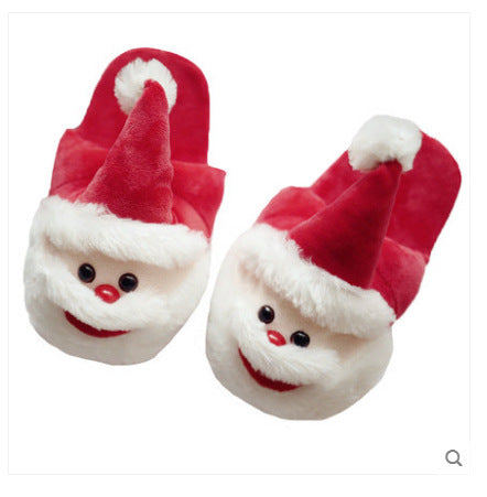 Papá Noel Zapatos de algodón Zapatillas Peluche Juguete Regalo Invierno