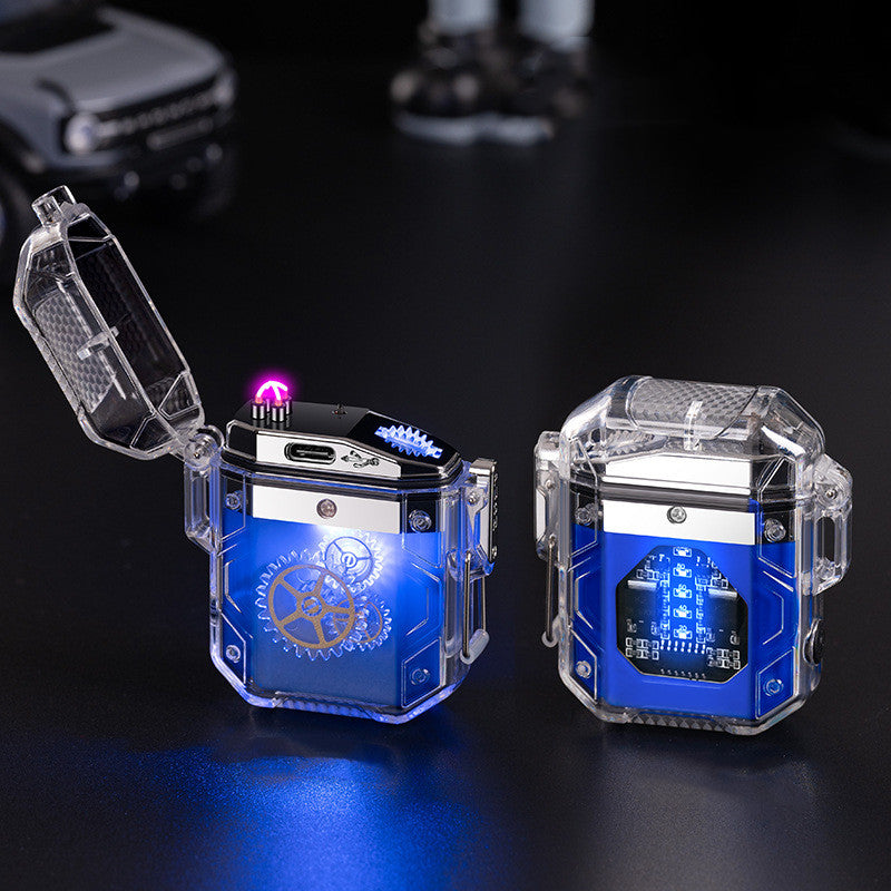 Briquet d'éclairage de coquille transparente simple de mode de ménage