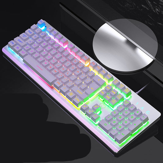 Teclado para juegos con sensación mecánica de metal K002 