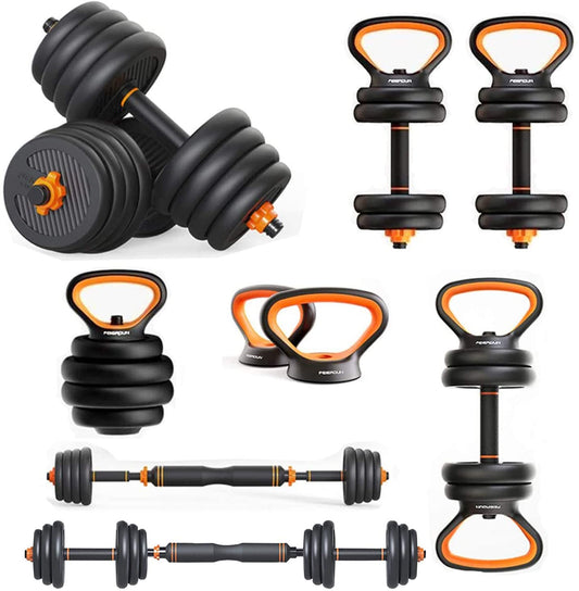 Mancuernas Kettlebells, Barras Combinación Multifuncional Seis En Uno