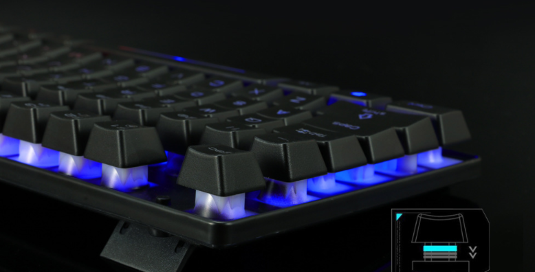 Teclado y mouse para juegos externos para computadora portátil