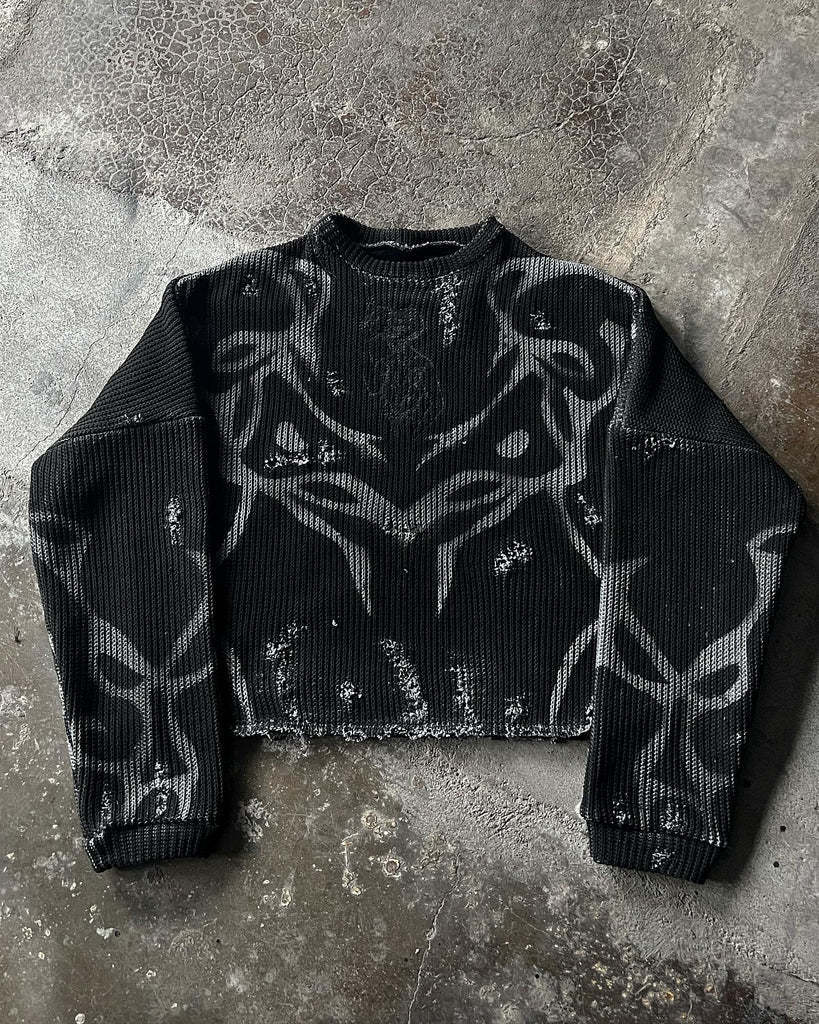 Ripped Street Tide European And American Men's And Women's Sweaters