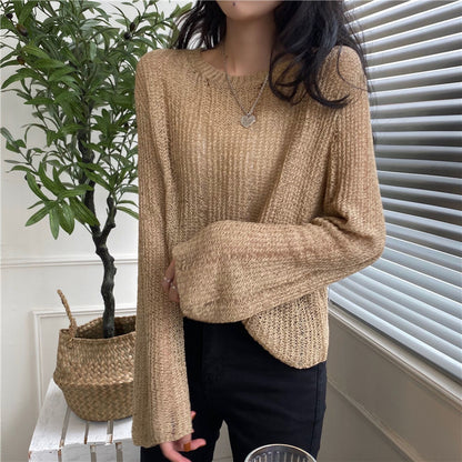 thin pullover, fashion long sleeve sweater