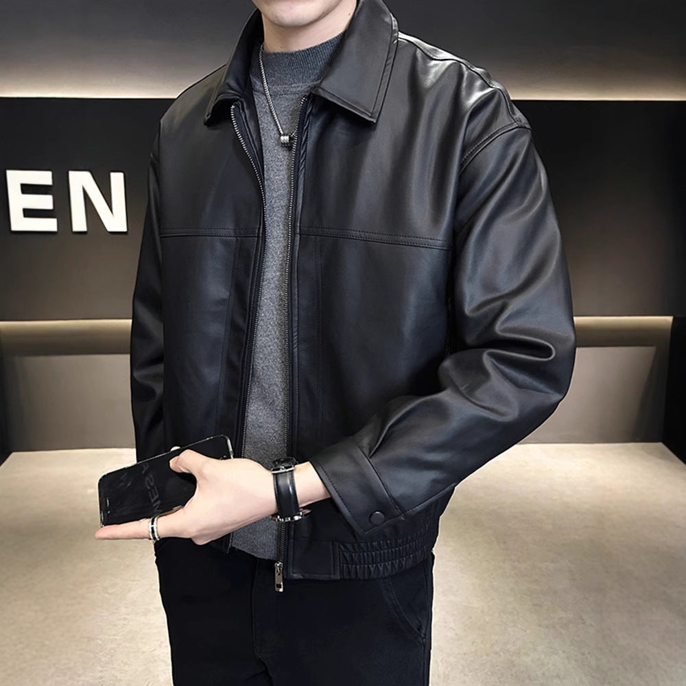 Slim-fit Trendy High-grade Pu Shuai Motorcycle