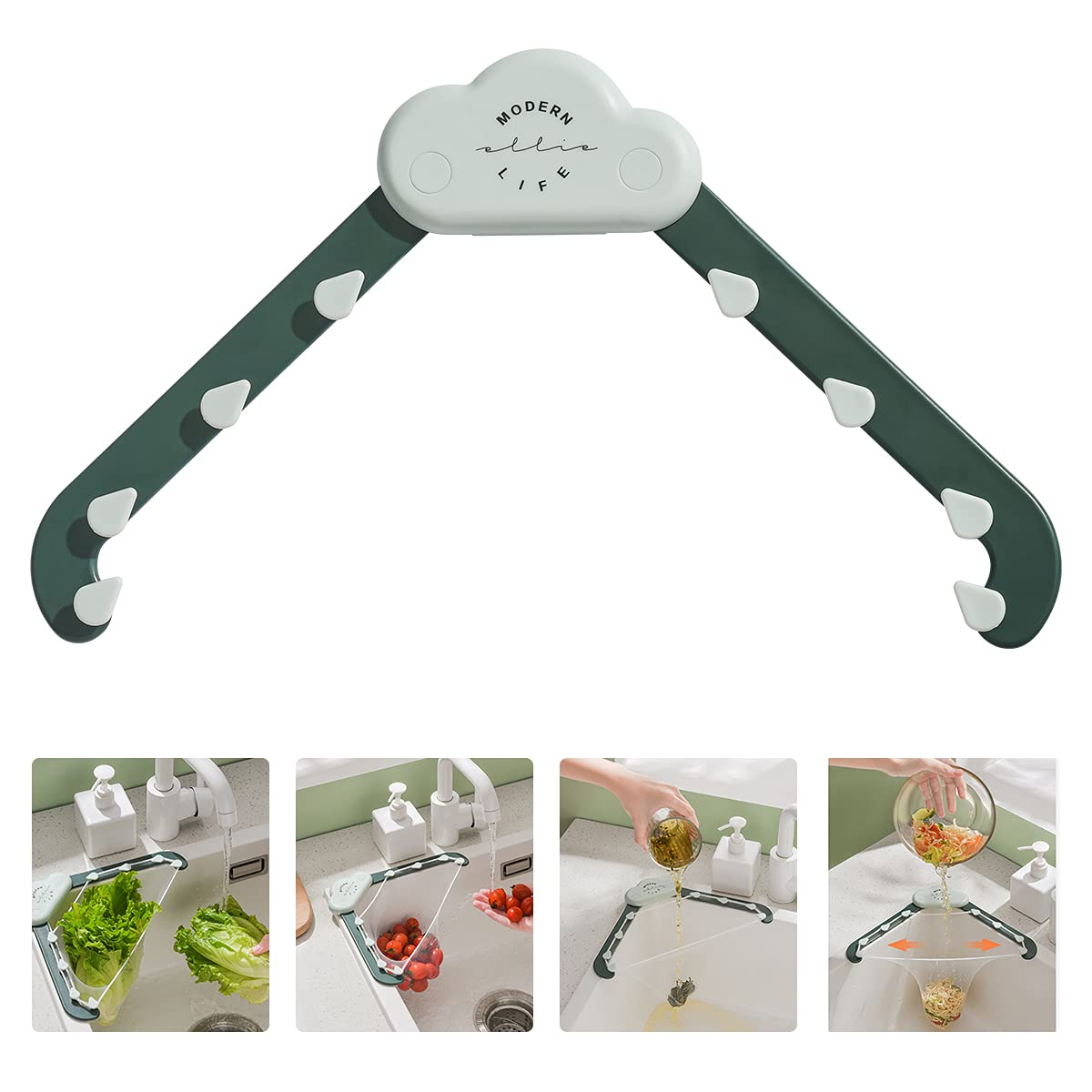 Nuage triangulaire évier égouttoir cuisine filtre à ordures écran vaisselle évier restes riz Anti-blocage Gadgets de cuisine