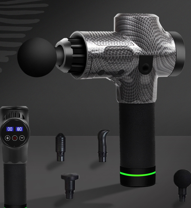 Pistolet de massage corporel exercice électrique têtes de pistolet de fascia musculaire