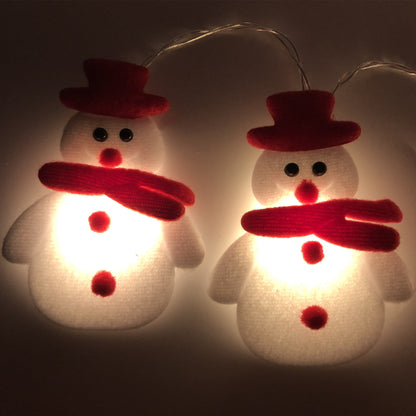 Decoración navideña muñeco de nieve LED