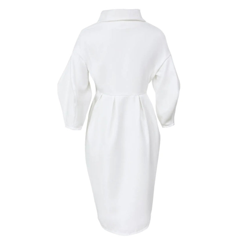 Women's Classic Winter Long Coat, Double-Breasted Belted Trench With Wide Lapel, Solid Color Oversized Overcoat For Casual Style