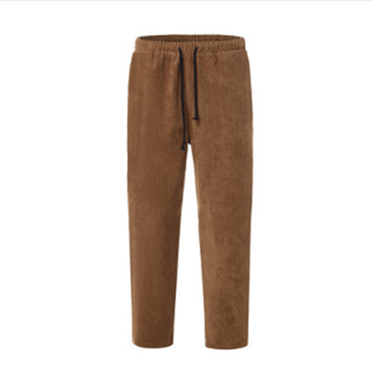 Pantalones de pana de invierno para hombre, ropa de calle,