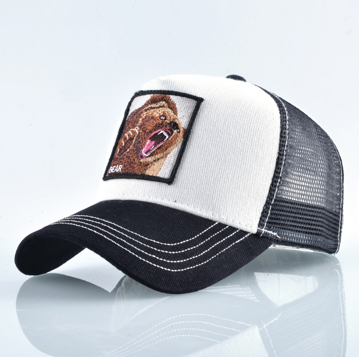 Animal pattern baseball cap