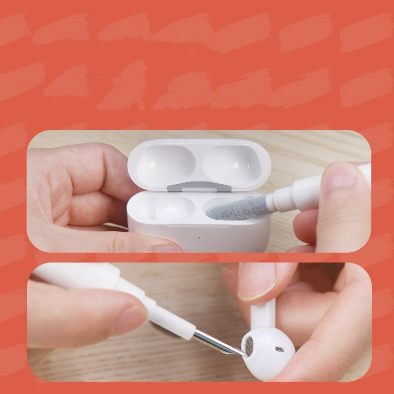 Brosse de nettoyage de clavier 4 en 1 outils de nettoyage d'ordinateur multifonctions brosse de nettoyage de dépoussiérage d'angle pour les joueurs