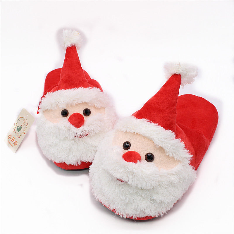Papá Noel Zapatos de algodón Zapatillas Peluche Juguete Regalo Invierno