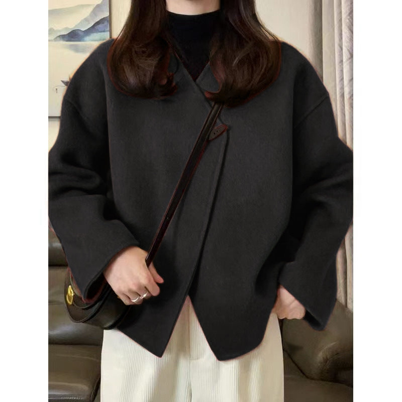 Early Spring All-match Woolen Coat