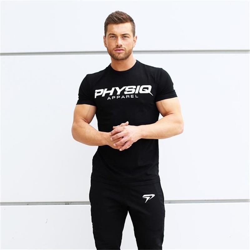 Gym Training Running Sweat Absorption Slim Short Sleeve