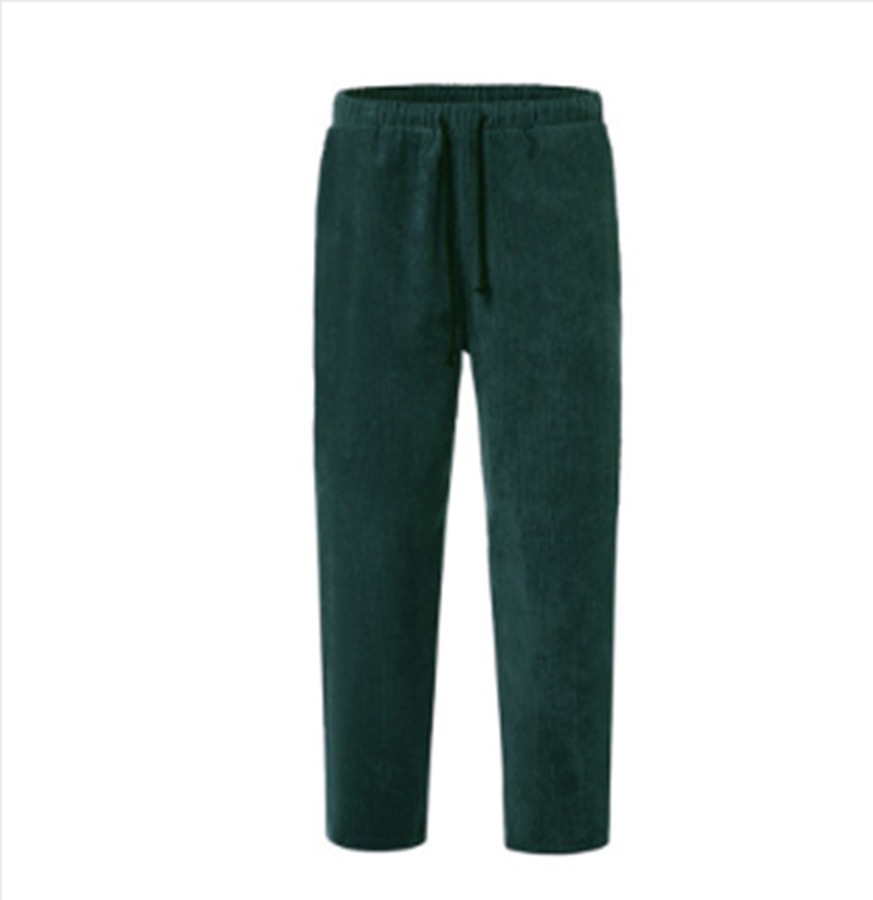 Pantalones de pana de invierno para hombre, ropa de calle,