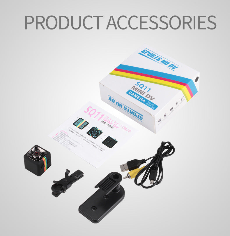 SQ11 HD 1080P DV super mini cámara movimiento DV visión nocturna infrarroja DV