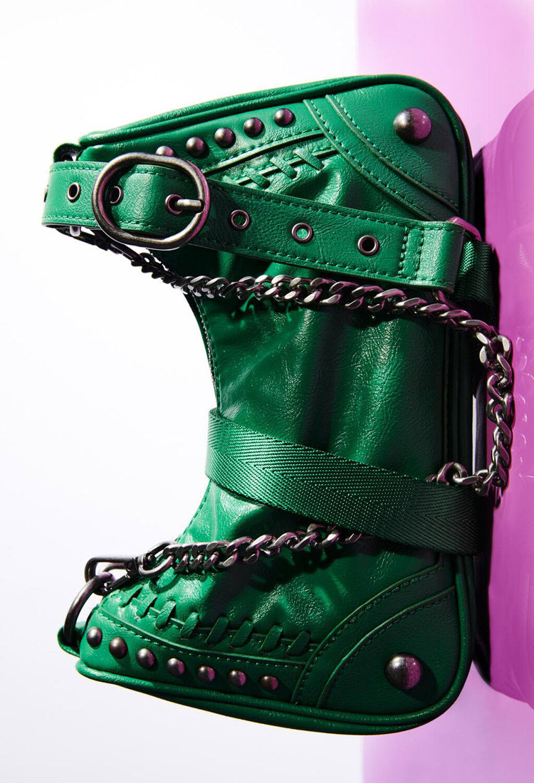 Ladies Rock Underarm Bag Cadena de gran capacidad Un hombro