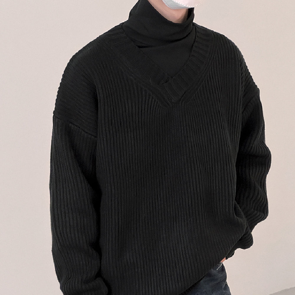 Fashion V-neck Sweater
