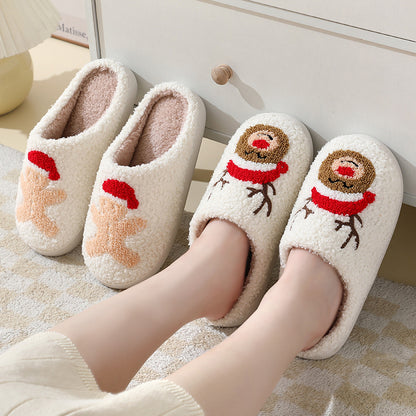 Zapatillas de casa navideñas