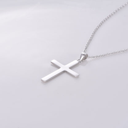 S925 Sterling Silver Cross Necklace