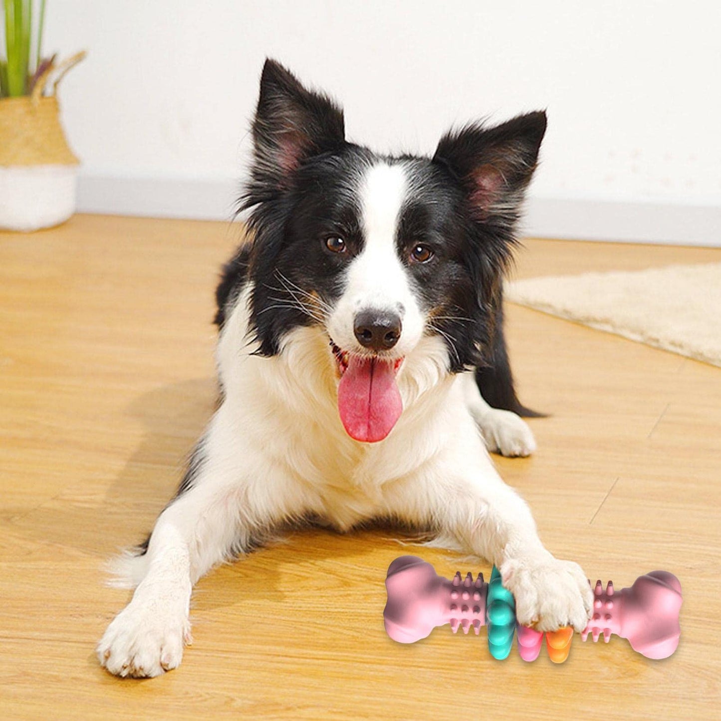 Juguete masticable para perros, tipo hueso para perros, juguetes de Limpieza de dientes, indestructible, TPR, hueso para masticar, resistente a mordeduras, juguetes para la dentición, productos para mascotas