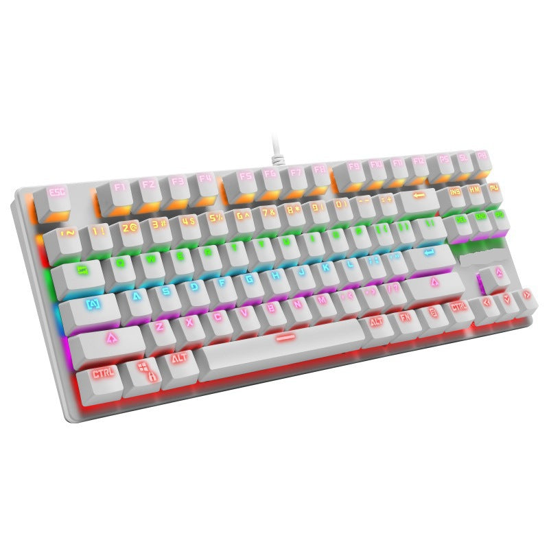 Marquee Colorful Teclado mecánico para juegos de 87 teclas