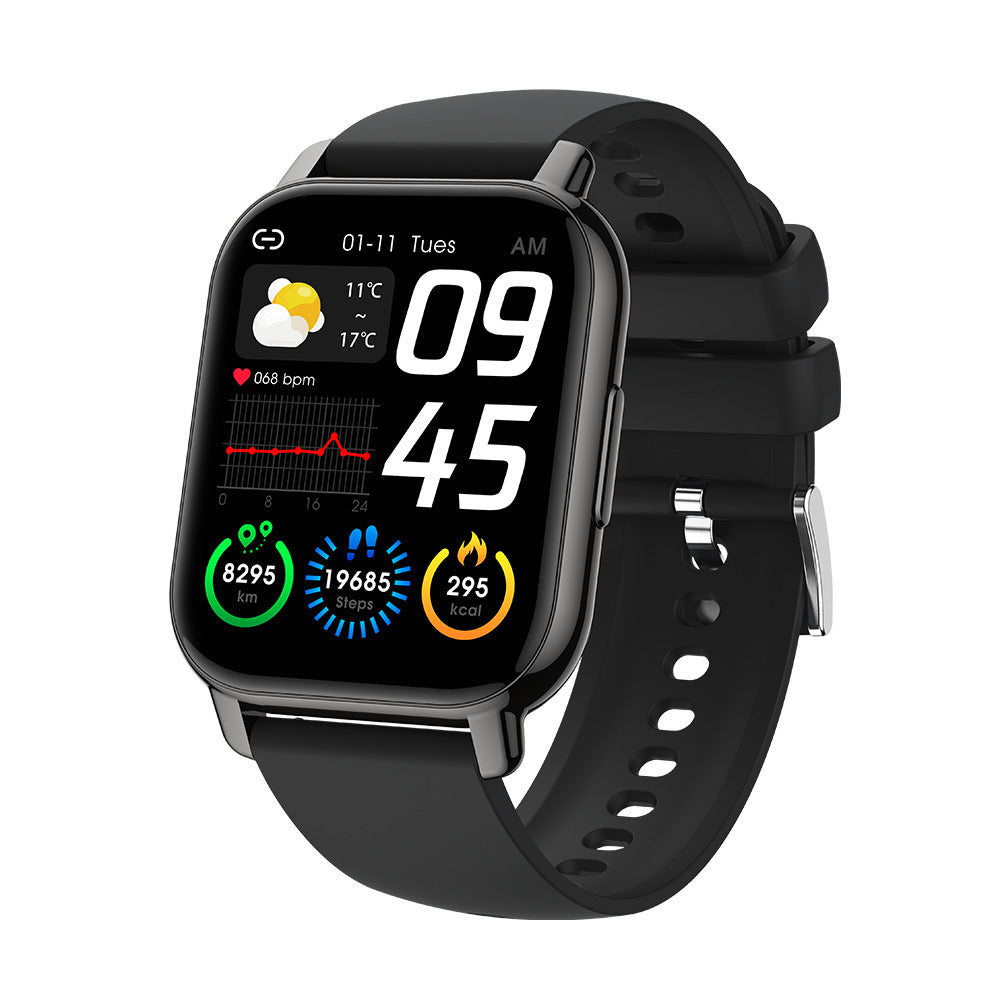 P66 Montre Intelligente Bluetooth Appel Fréquence Cardiaque Pression Artérielle