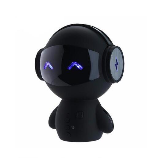 Fruitron lindo mini robot altavoz bluetooth