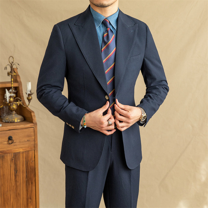 Traje con medio forro transpirable de hilo de burbujas