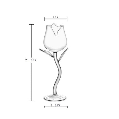 Household Rose Shaped Red Wine Glass Kitchen Gadgets