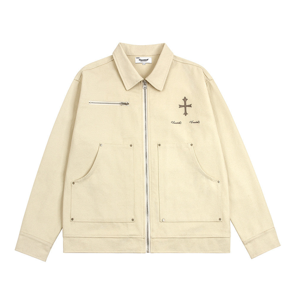 Trendy Punk Cross Special Jacket Coat For Men