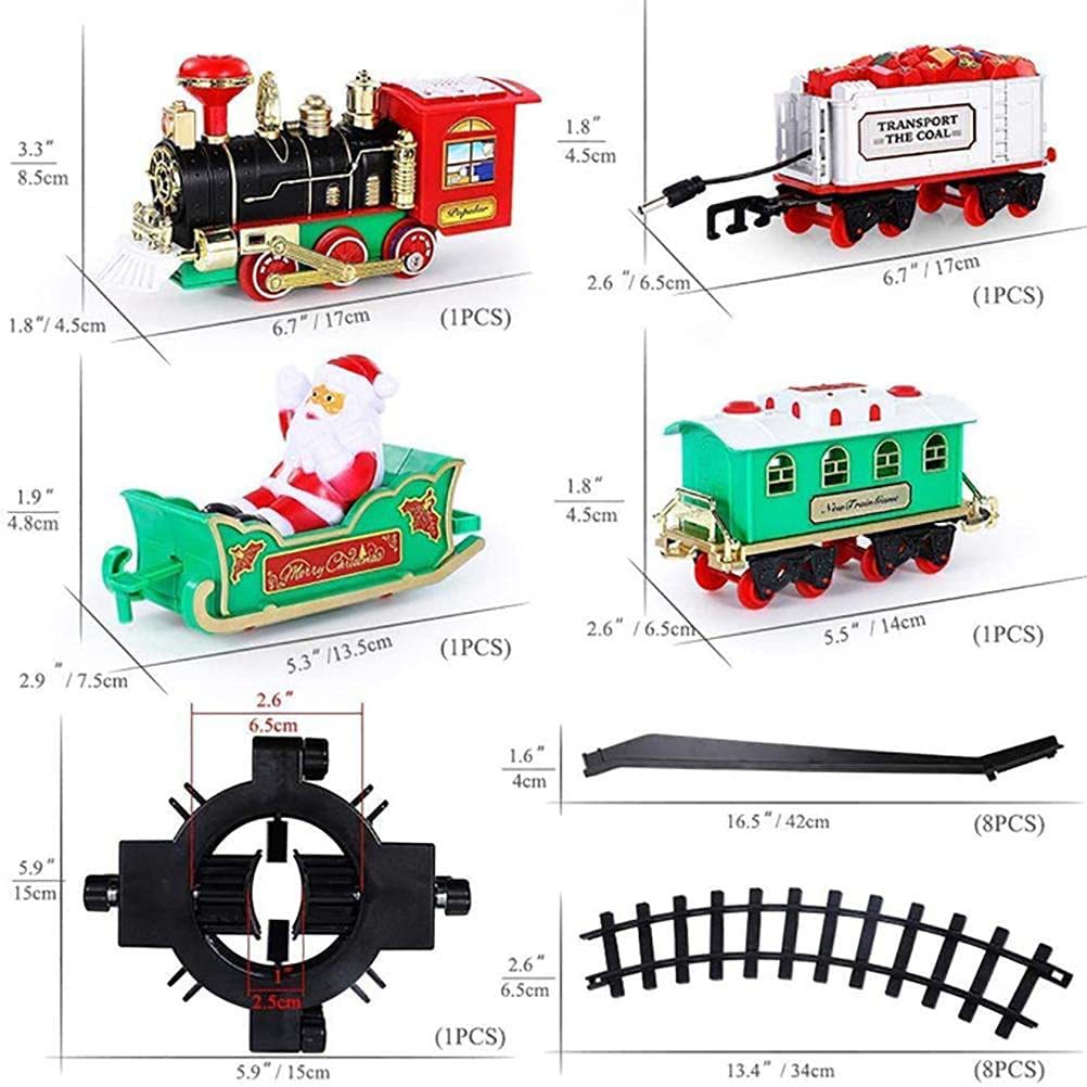 Tren de Navidad eléctrico Lámpara eléctrica Música Colgable