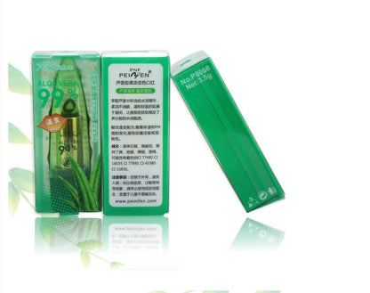 Gel de aloe vera, lápiz labial que cambia de Color, brillo hidratante, antisecado, desalinización, cuidado de labios de grano fino