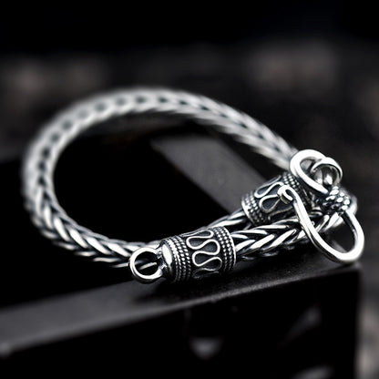 Vintage Braided Keel Bracelet Men